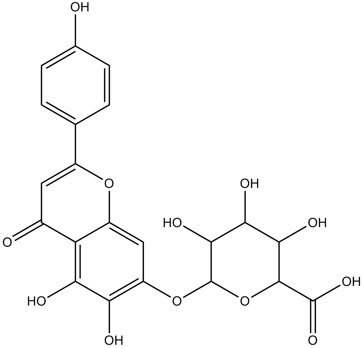 Scutellarin  Chemical Structure