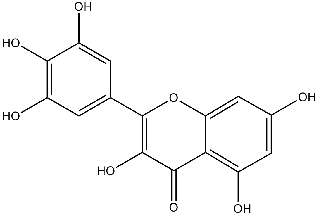 Myricetin Chemische Struktur