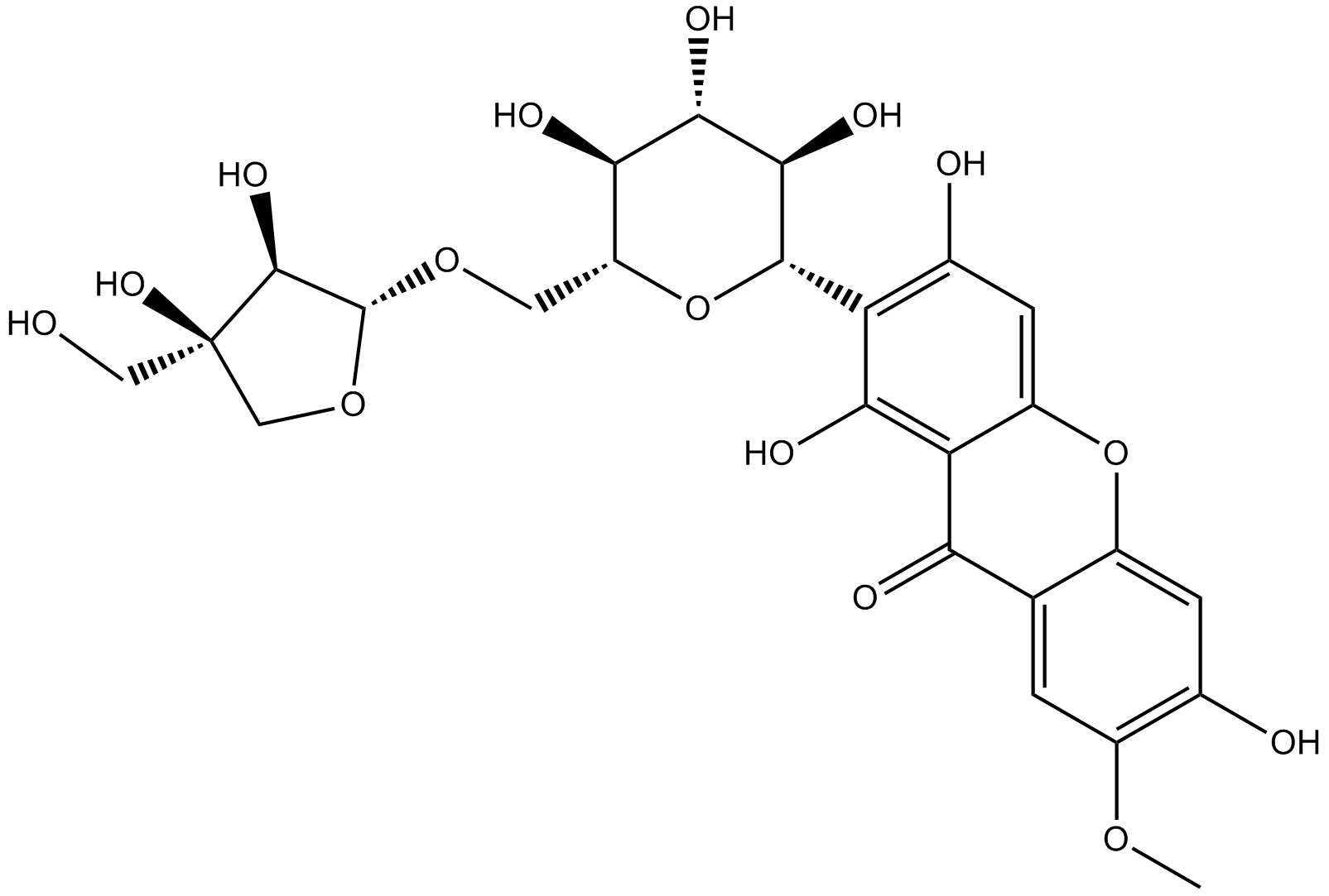 Polygalaxanthone III  Chemical Structure