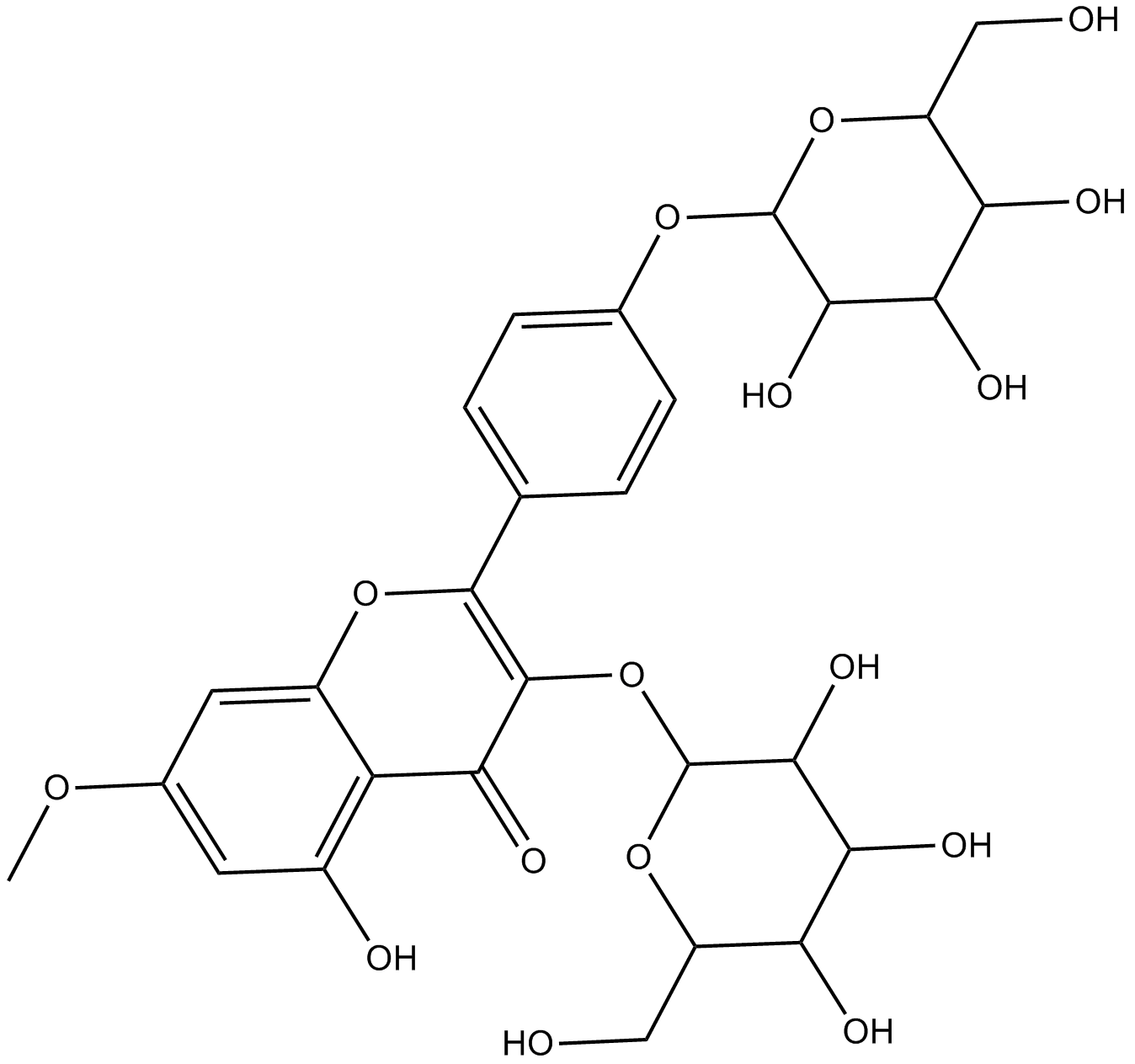 Complanatoside A التركيب الكيميائي