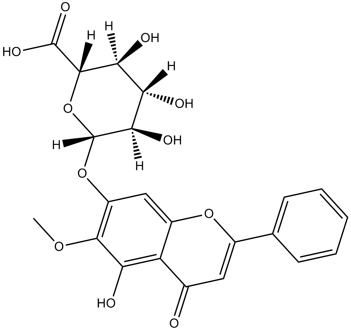 Oroxyloside Chemical Structure