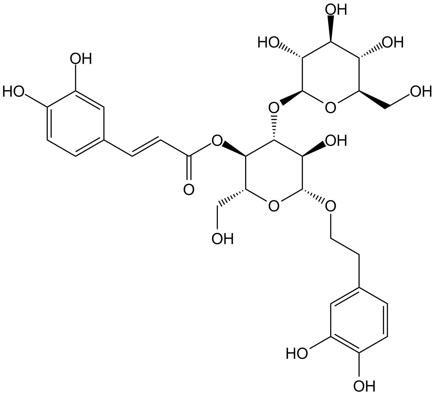 Plantamajoside Chemische Struktur