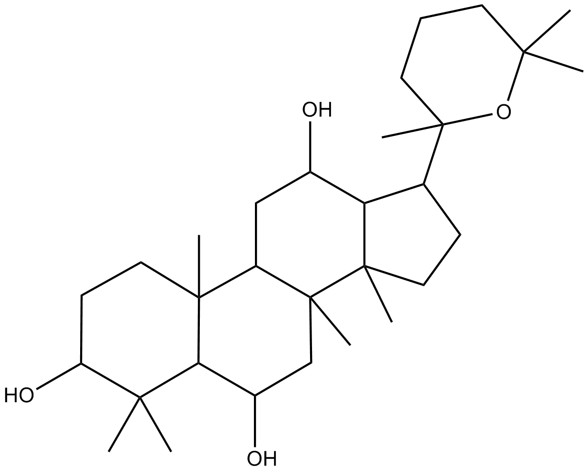 Panaxtriol Chemical Structure