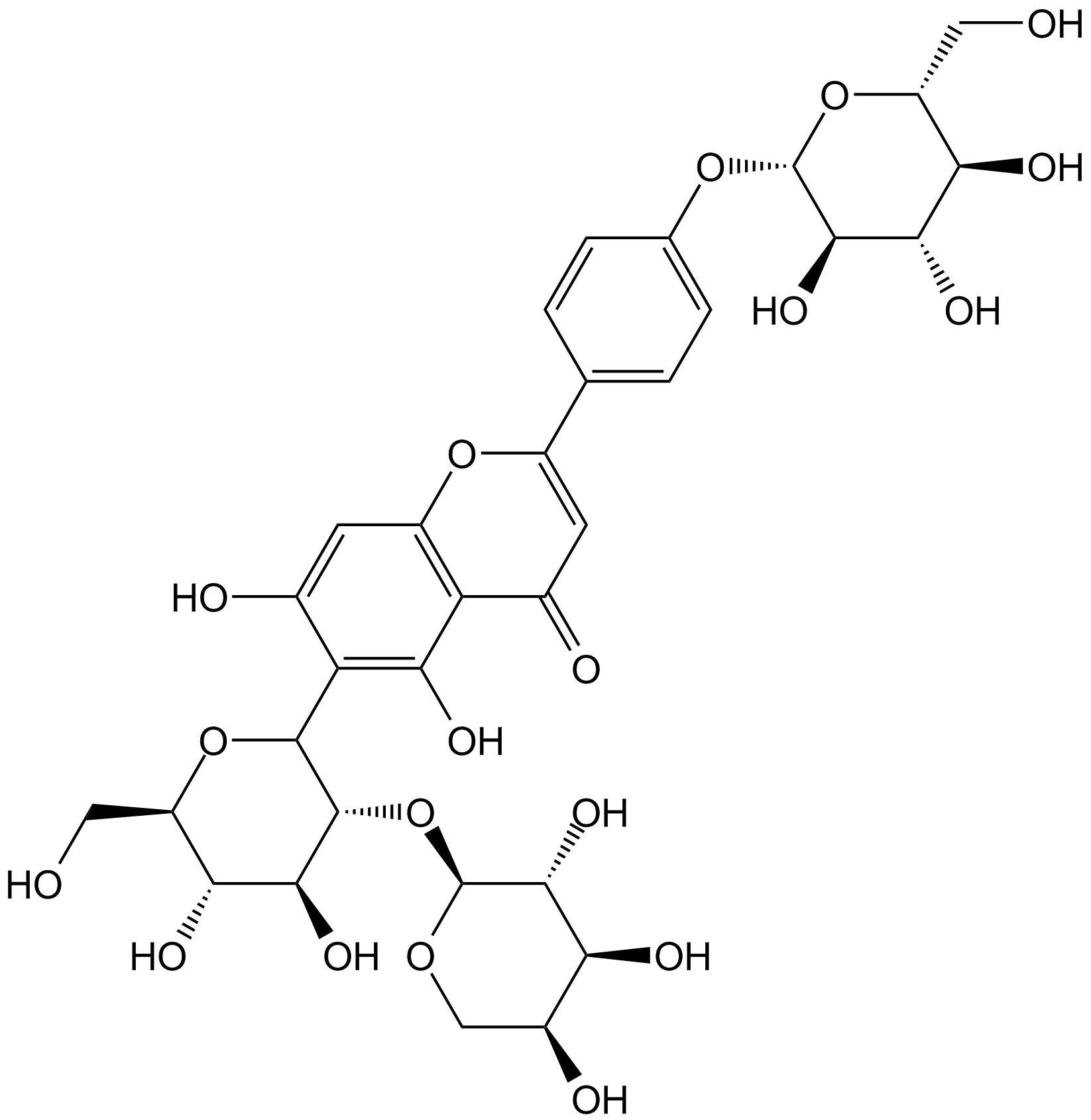 Vaccarin  Chemical Structure
