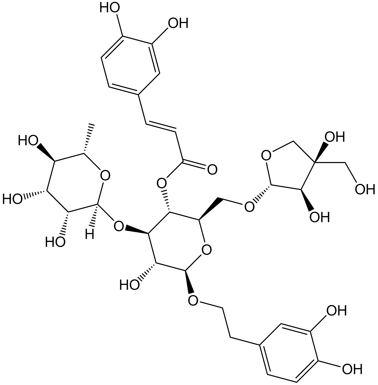 Forsythoside B  Chemical Structure
