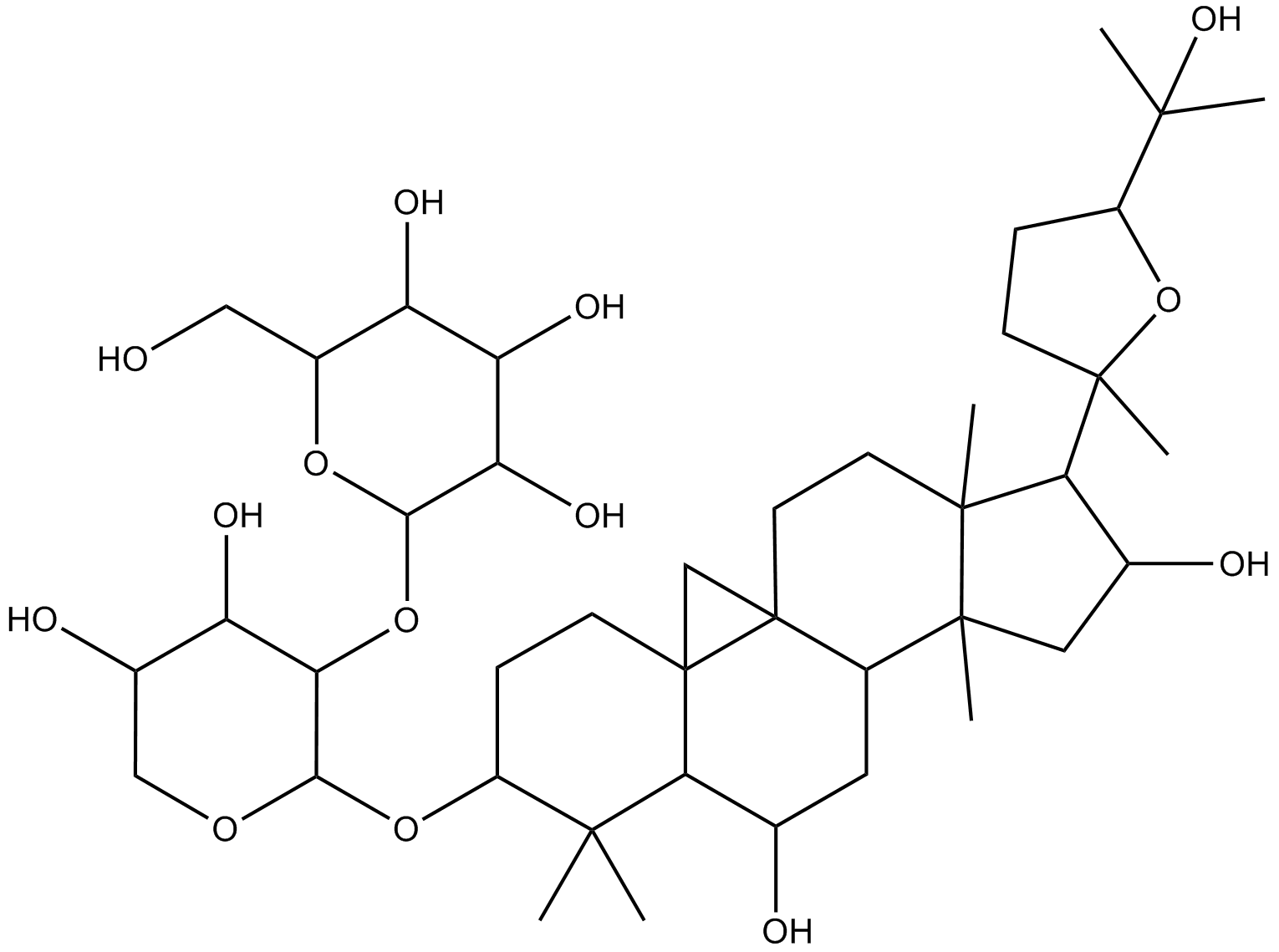 Astragaloside III  Chemical Structure