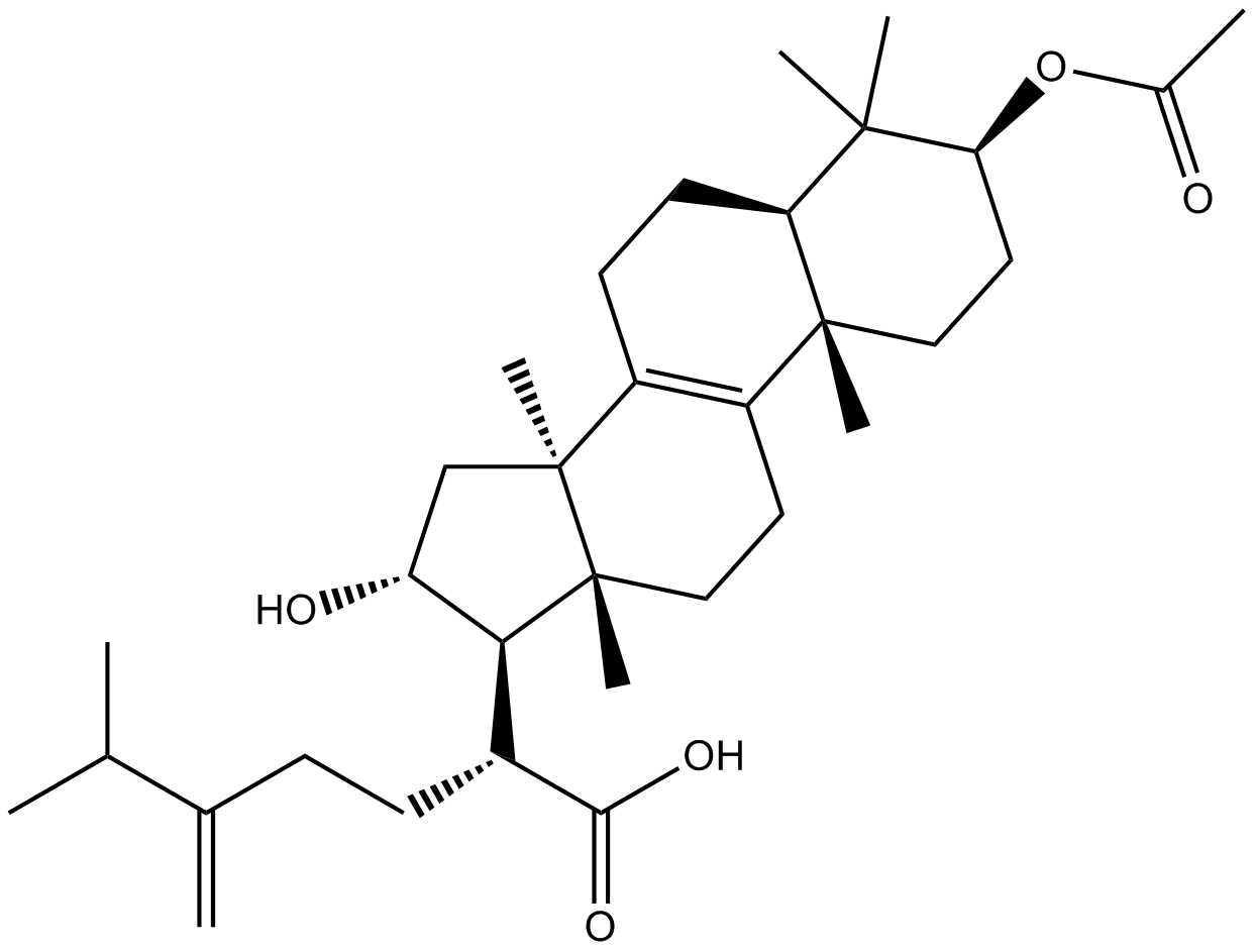 Pachymic acid  Chemical Structure