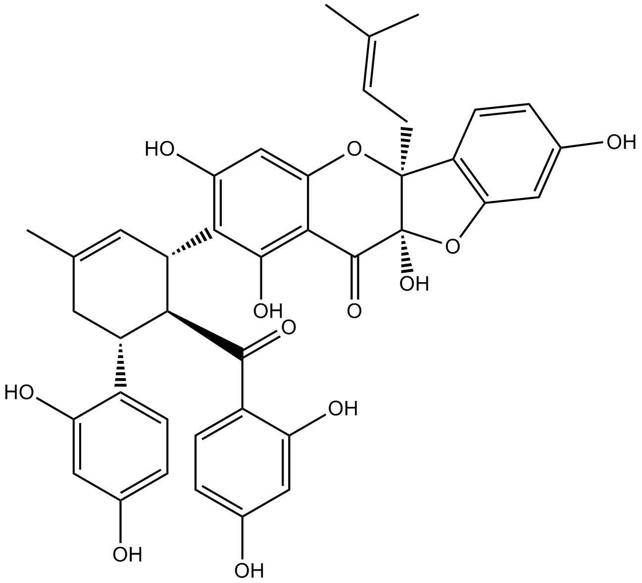 Sanggenone C  Chemical Structure