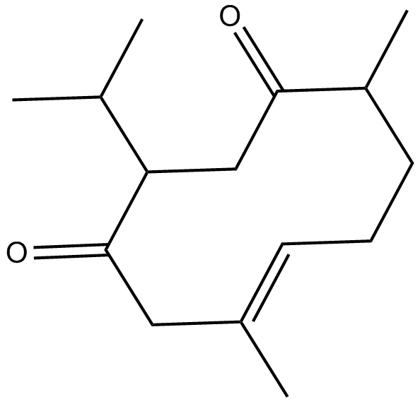 Curdione  Chemical Structure