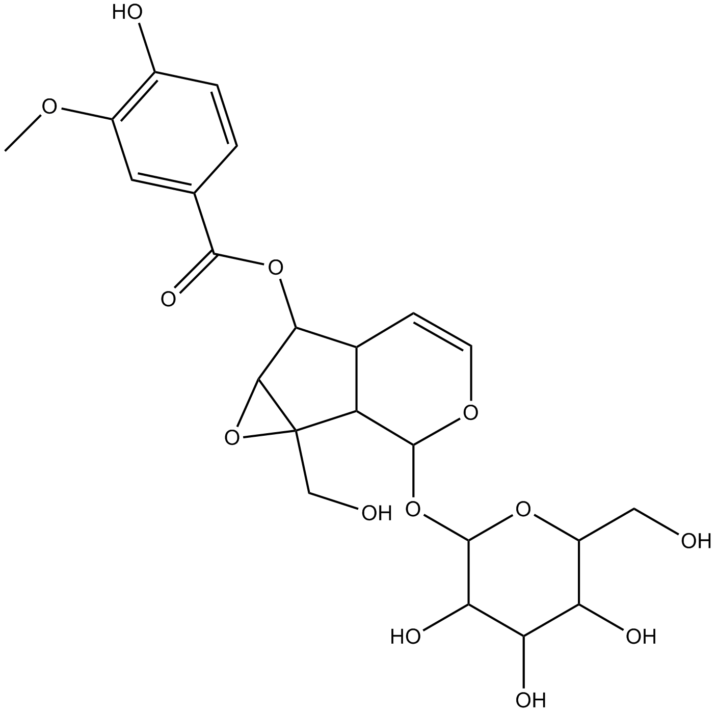 Picroside II  Chemical Structure