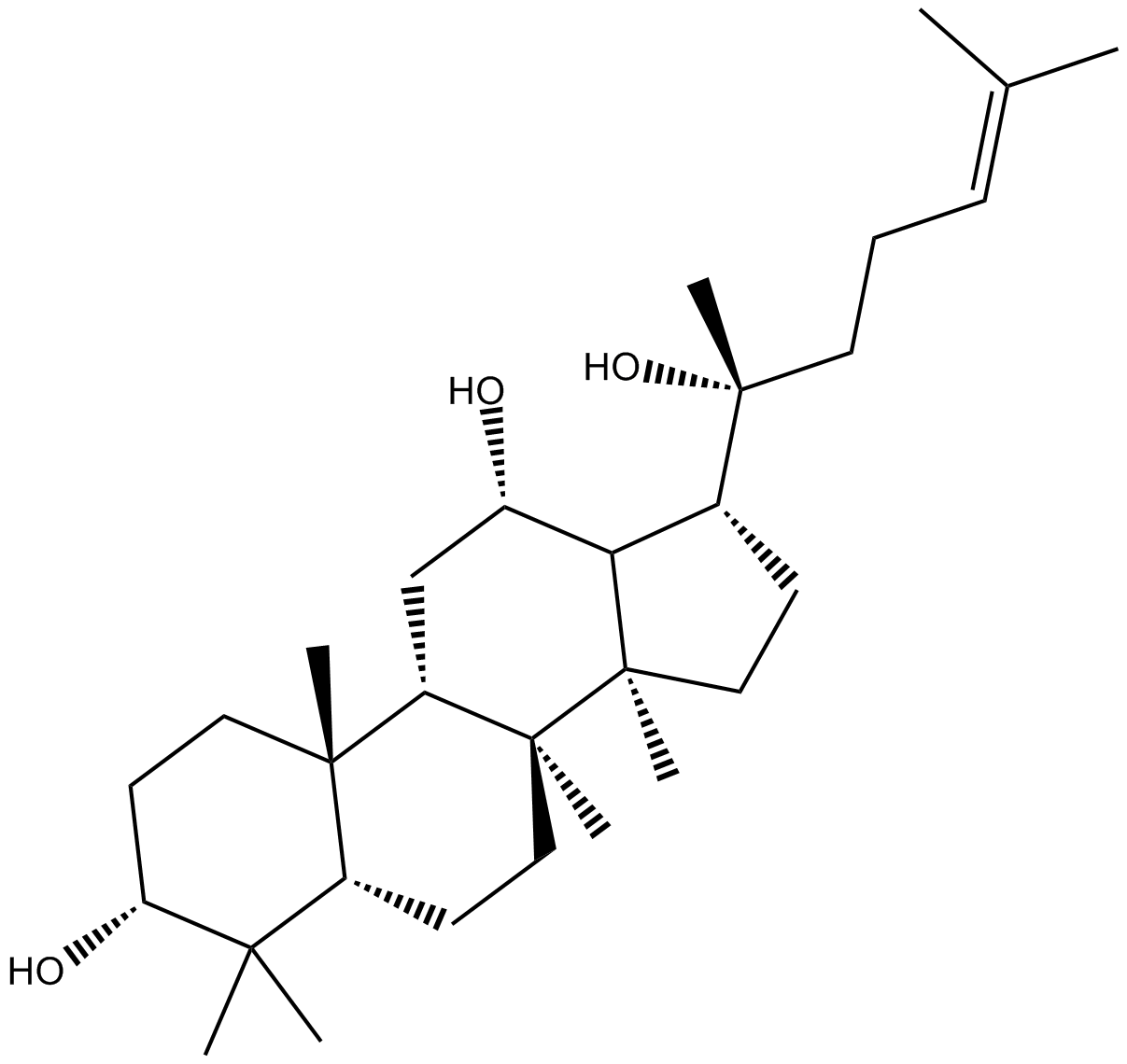 Protopanaxdiol  Chemical Structure
