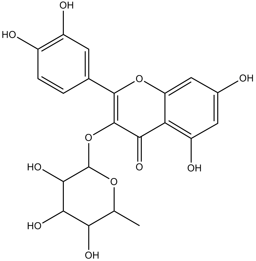 Quercitrin  Chemical Structure