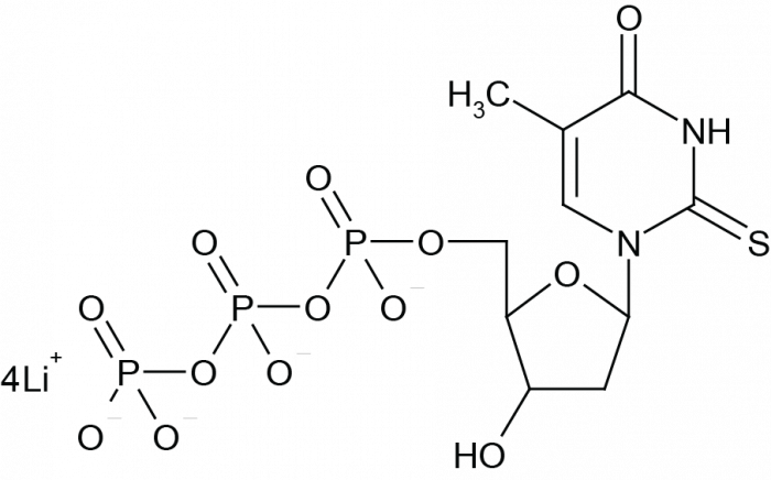 2-Thiothymidine-5’-Triphosphate Chemical Structure