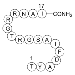 PKA inhibitor fragment (6-22) amide Chemische Struktur