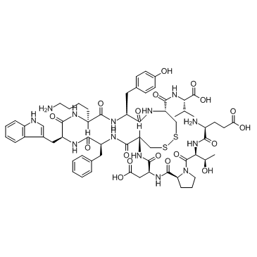 Urotensin II (114-124), human Chemische Struktur